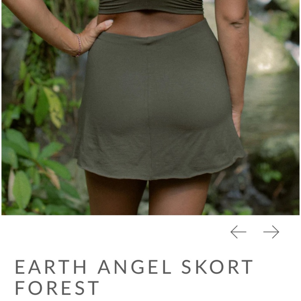 Indigo Luna Earth Angel Skort in Forest